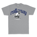 Rollaway Teddy - Heather Grey T-Shirt Hoodie, Sweatshirt | PureTeeCo.com
