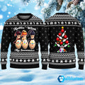 Rollin’ With My Snowmies Ugly Christmas Sweater