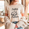 Rolling Fatties Cat Shirt Cat Paws Tees Funny Cat Graphic Shirt Cat Lovers Gift Unhinged Tee Weed Lover Tshirt Funny Cat...