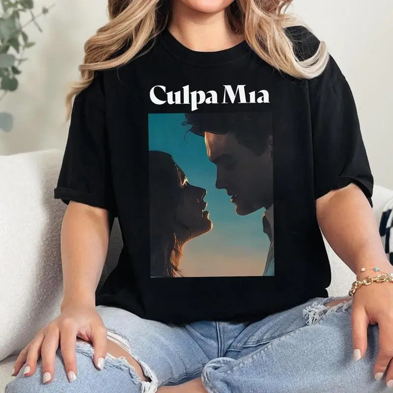 Romantic Vintage T-Shirt for Valentine's Day Shirt, Mia Shirt, Culpa Mia Vintage T-Shirt Hoodie, Sweatshirt | PureTeeCo.com