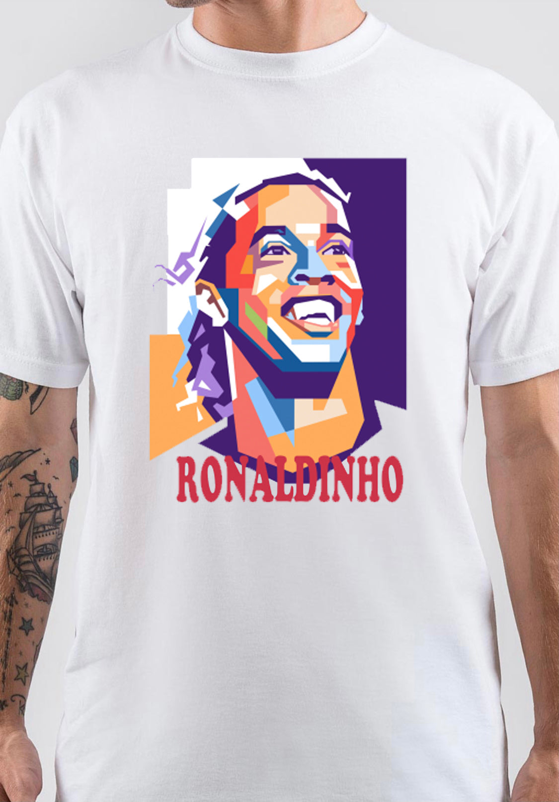 Ronaldinho T-Shirt Style006 Hoodie, Sweatshirt | PureTeeCo.com