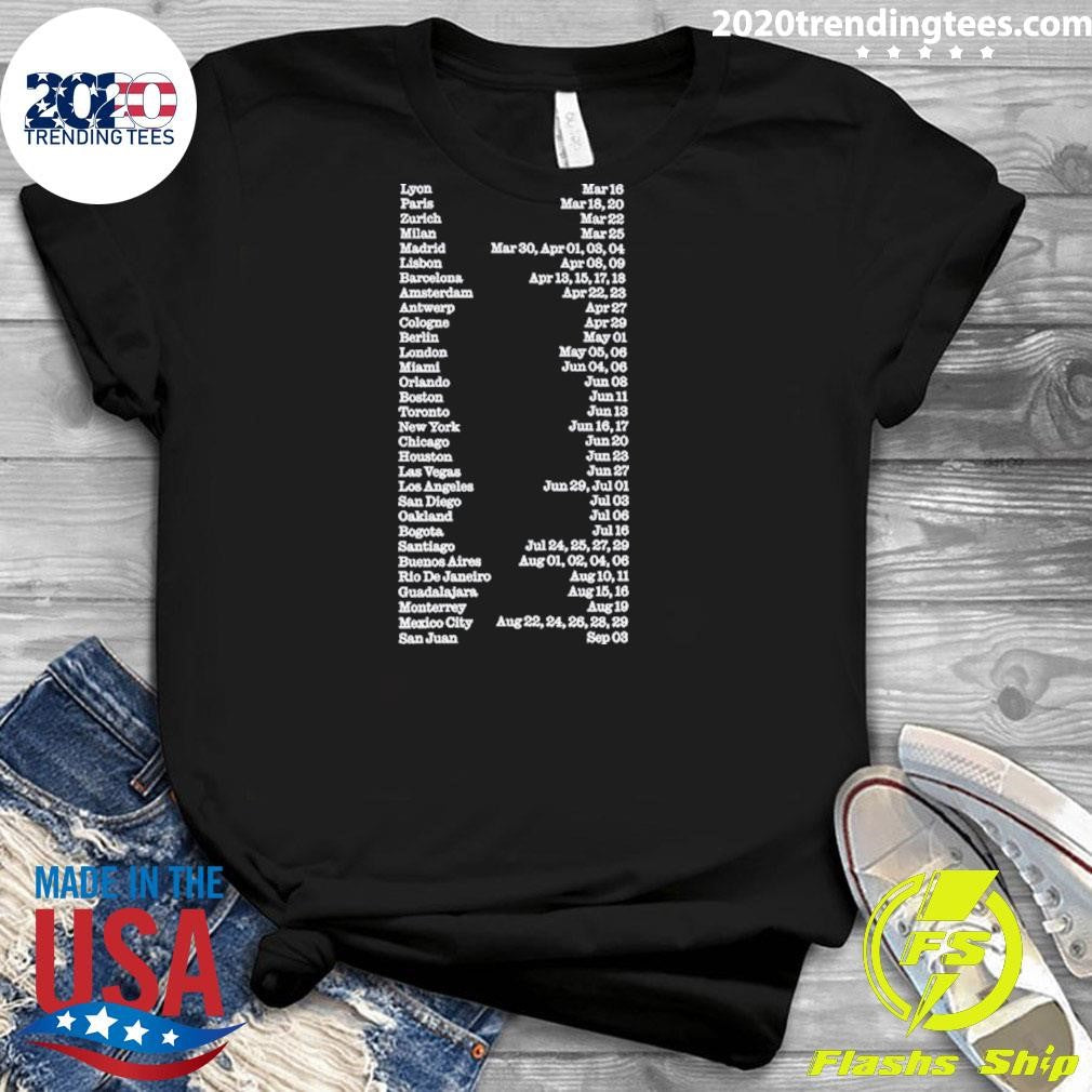 Rosalía LUX Tour 2026 Hot for God Tee Shirt