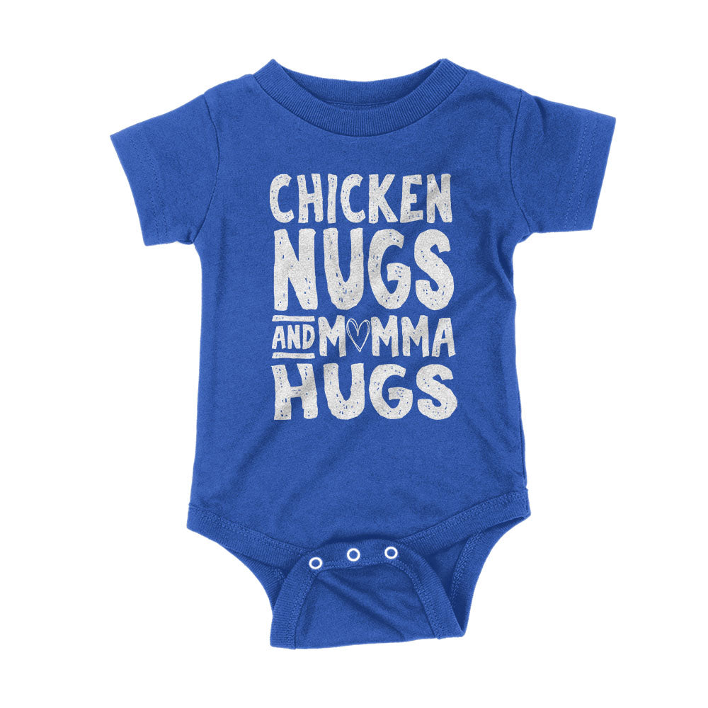 Chicken Nugs and Momma Hugs Kids Shirts Hoodie, Sweatshirt | PureTeeCo.com (Image 2)