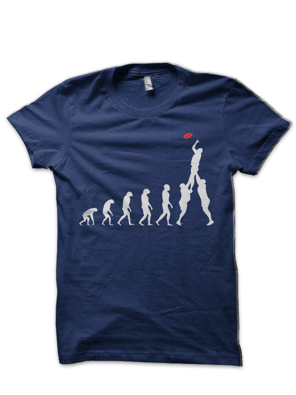 Rugby Evolution Of Man T-Shirt Hoodie, Sweatshirt | PureTeeCo.com
