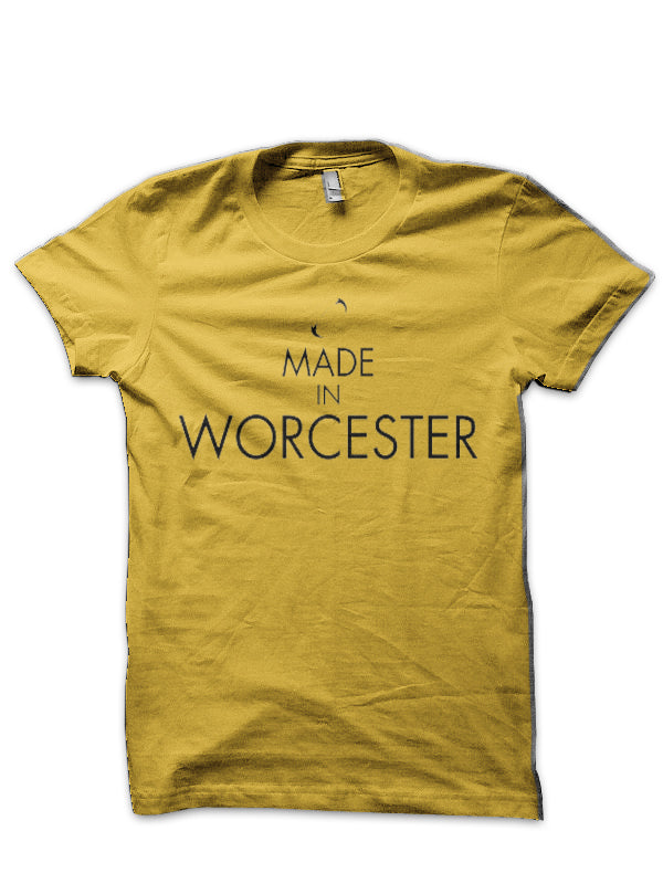 Made in Worcester | Rugby Ball | Black Print T-Shirt Hoodie, Sweatshirt | PureTeeCo.com