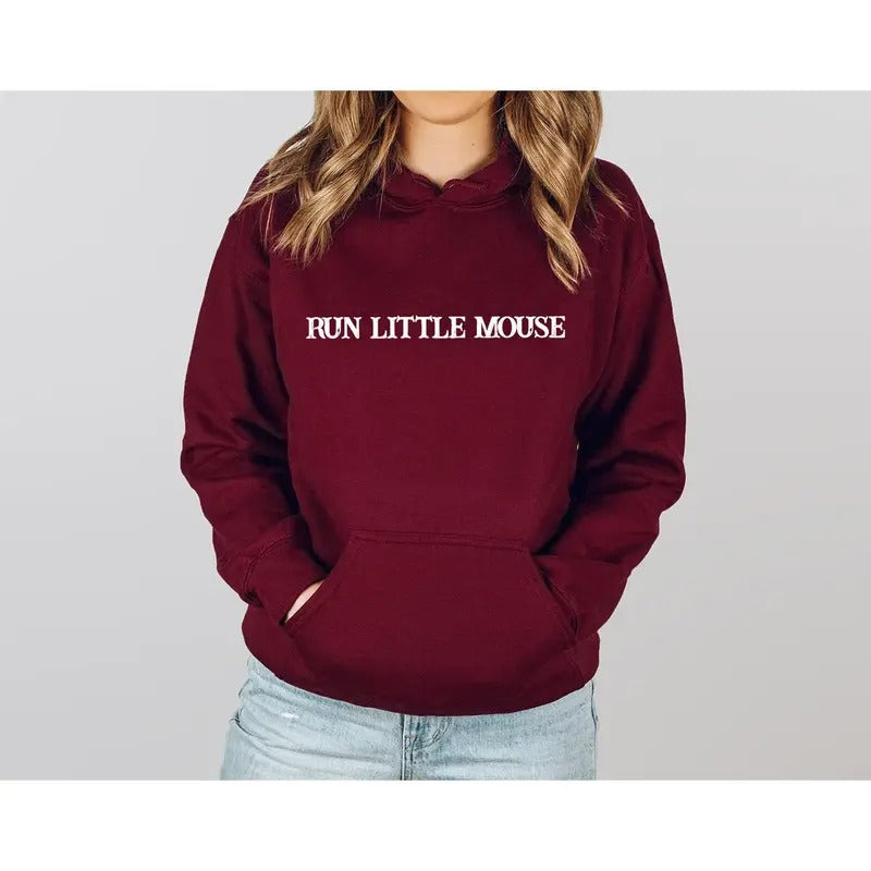 Run Little Mouse Hoodie, Haunting Adeline Women's Hoodie, Dark Romance Merch, Smut Reader Sweater, Book Lover Gift...