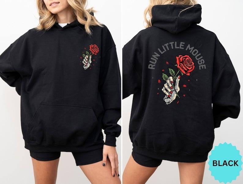Run Little Mouse Sweatshirt, Haunting Adeline sweater, Dark Romance Merch, Smut Reader Tee, Women's Book Lover Gift, Rose...