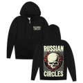 Skullflower Black Zip Hoodie T-Shirts, Sweatshirt | PureTeeCo.com (Image 1)