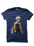 Ryuga Navy Blue T-Shirt Hoodie, Sweatshirt | PureTeeCo.com