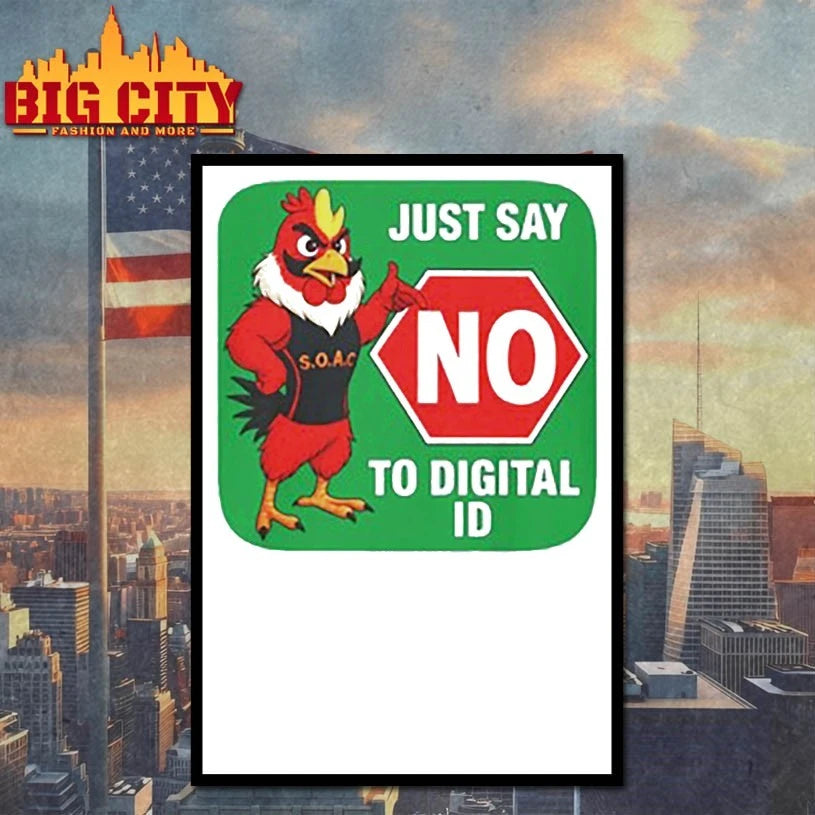 S.O.A.C Just Say No To Digital ID shirt