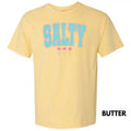 SALTY Varsity Letter Comfort Colors T-Shirt 'NLB' Hoodie, Sweatshirt | PureTeeCo.com