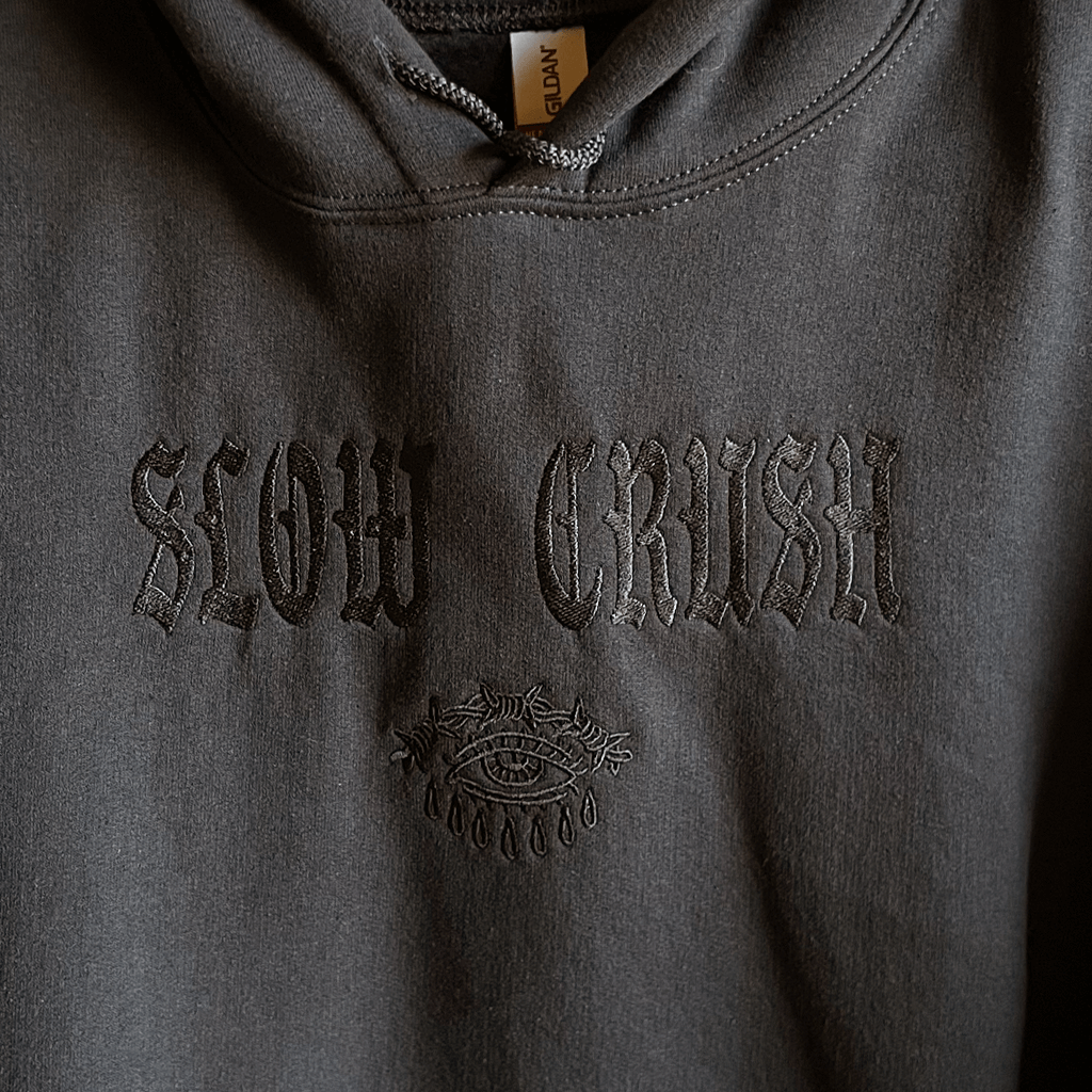 Embroidered Eye Hoodie T-Shirts, Sweatshirt | PureTeeCo.com (Image 2)