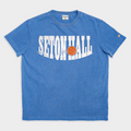 Seton Hall Basketball Vintage Heavyweight Tee Hoodie, Sweatshirt | PureTeeCo.com (Image 1)