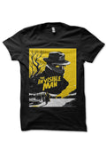 The Invisible Man Half Sleeve Black T-Shirt Hoodie, Sweatshirt | PureTeeCo.com