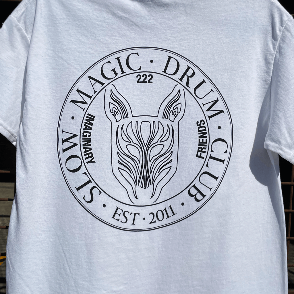 Drum Club White T-Shirt Hoodie, Sweatshirt | PureTeeCo.com (Image 5)