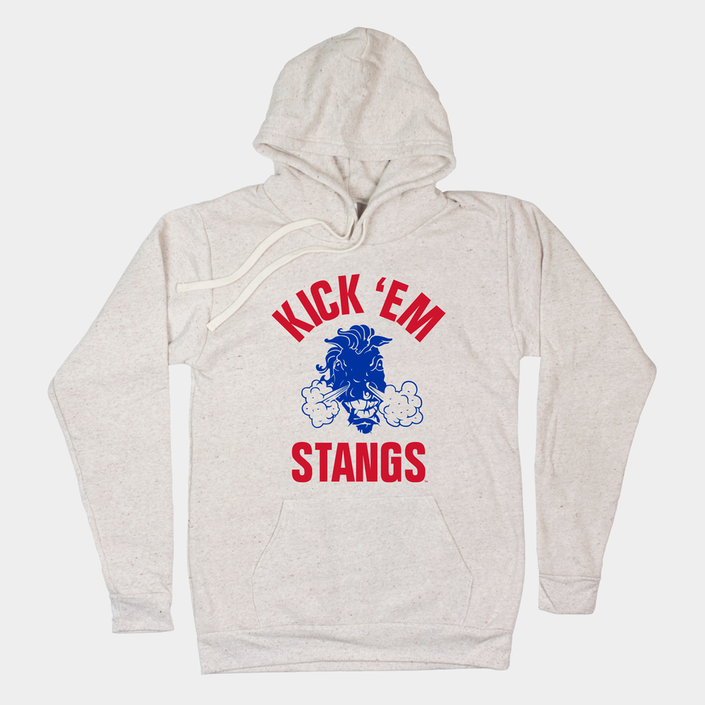 Kick Em Stangs SMU Hoodie T-Shirts, Sweatshirt | PureTeeCo.com