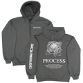 Process Charcoal Hoodie T-Shirts, Sweatshirt | PureTeeCo.com (Image 1)