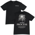 Process Black T-Shirt Hoodie, Sweatshirt | PureTeeCo.com (Image 1)