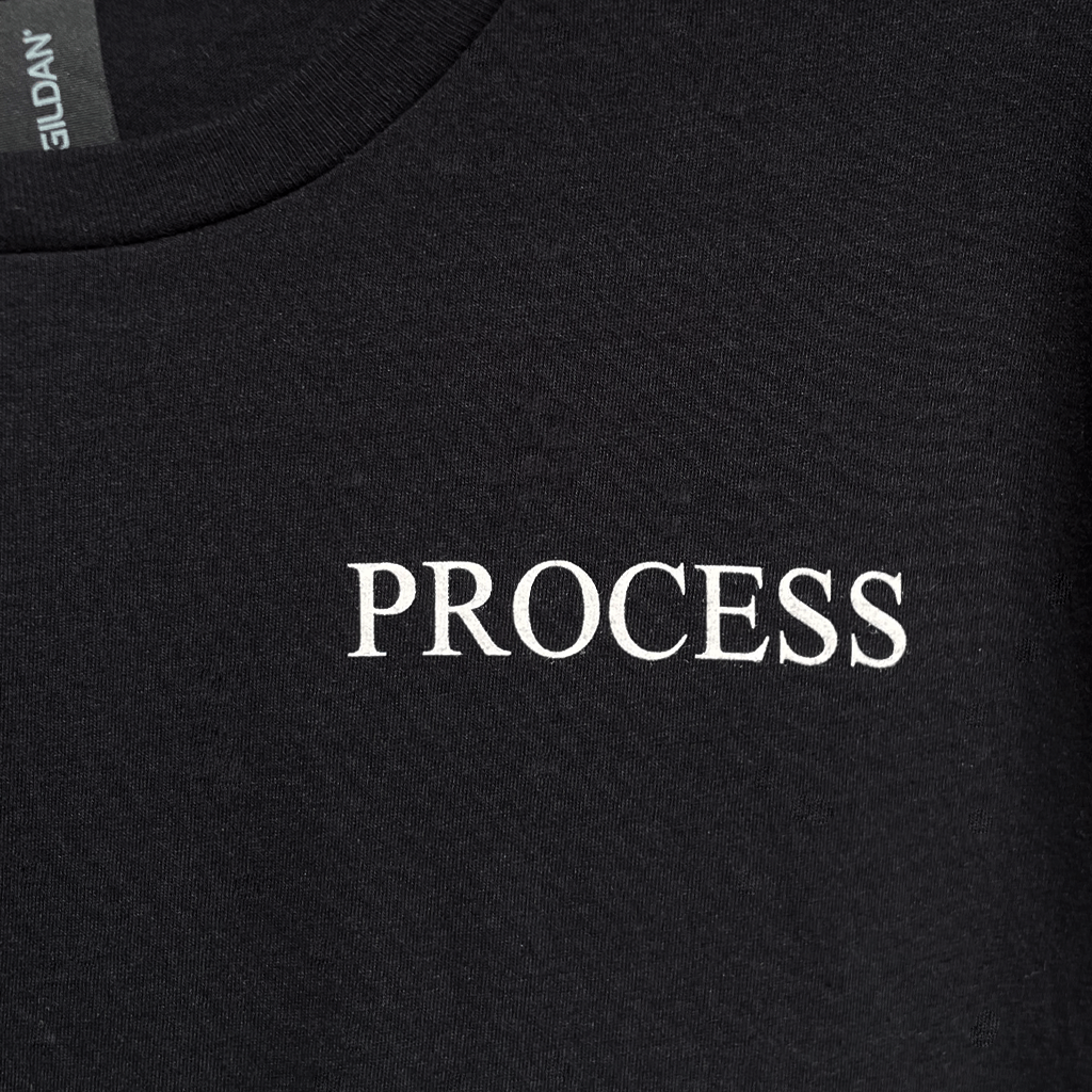 Process Black T-Shirt Hoodie, Sweatshirt | PureTeeCo.com (Image 5)