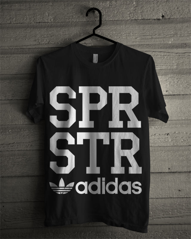SPR Black Tee Hoodie, Sweatshirt | PureTeeCo.com