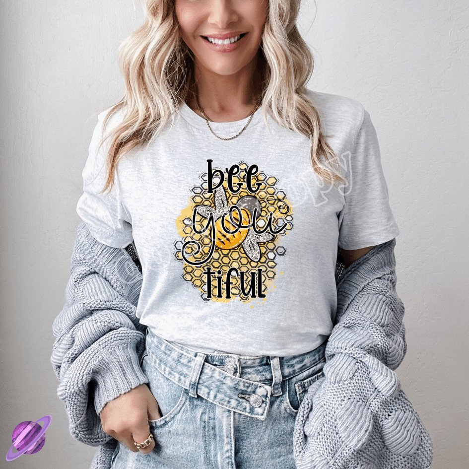 BEE YOU TIFUL TEE Hoodie, Sweatshirt | PureTeeCo.com (Image 1)