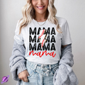 Mama Lightning Baseball Tee Hoodie, Sweatshirt | PureTeeCo.com (Image 1)