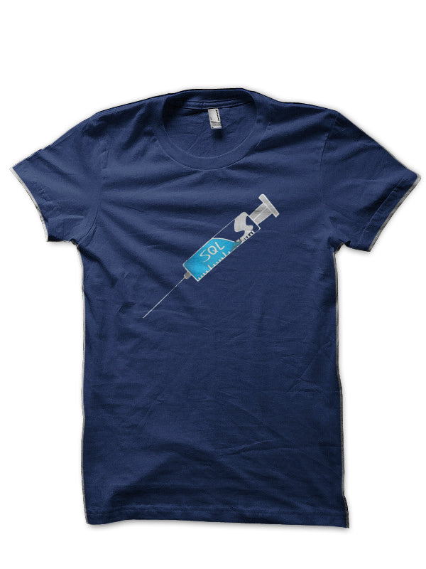 SQL Injection Navy Blue T-Shirt Hoodie, Sweatshirt | PureTeeCo.com