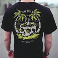 STAY CHILL SK print t-shirt - Naughty Clothes Men Hoodie, Sweatshirt | PureTeeCo.com