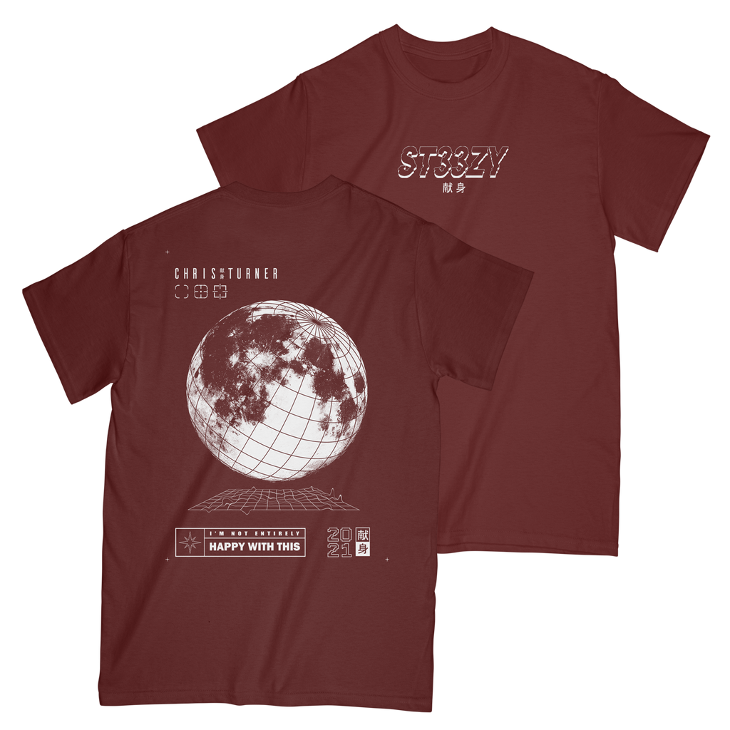 Chris Turner - Steezy Shirt (Maroon) Hoodie, Sweatshirt | PureTeeCo.com (Image 1)