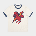St. John's Red Storm Thunder Horse Ringer Tee Style001 Hoodie, Sweatshirt | PureTeeCo.com (Image 1)