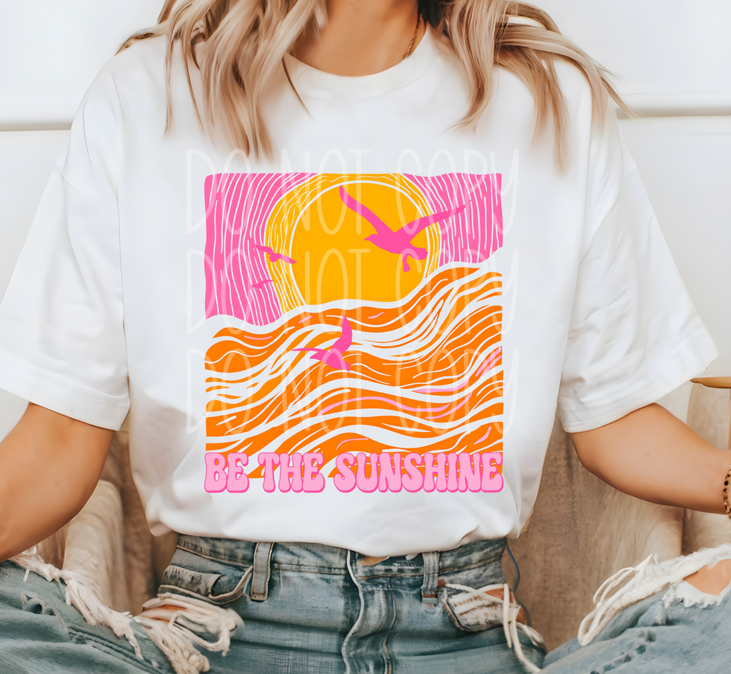 BE THE SUNSHINE TEE Hoodie, Sweatshirt | PureTeeCo.com (Image 1)