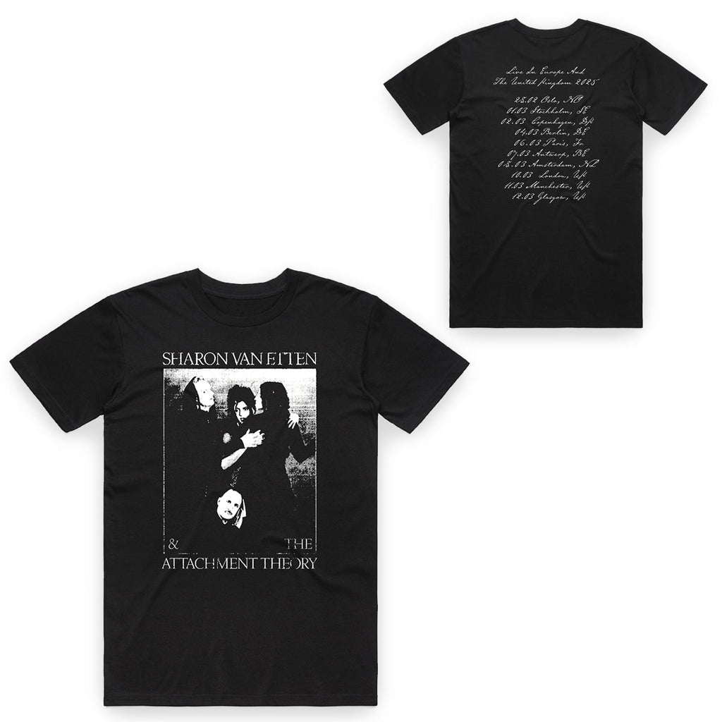 Sharon Van Etten & The Attachment Theory Black Tour T-Shirt Hoodie, Sweatshirt | PureTeeCo.com (Image 1)