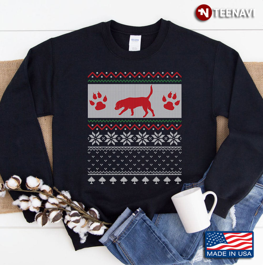 Dog Lovers Beagle Ugly Sweater Style Christmas Sweater Sweatshirt