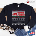 Dog Lovers Beagle Ugly Sweater Style Christmas Sweatshirt