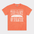 For the Glory of Syracuse Vintage Heavyweight Tee Hoodie, Sweatshirt | PureTeeCo.com (Image 1)
