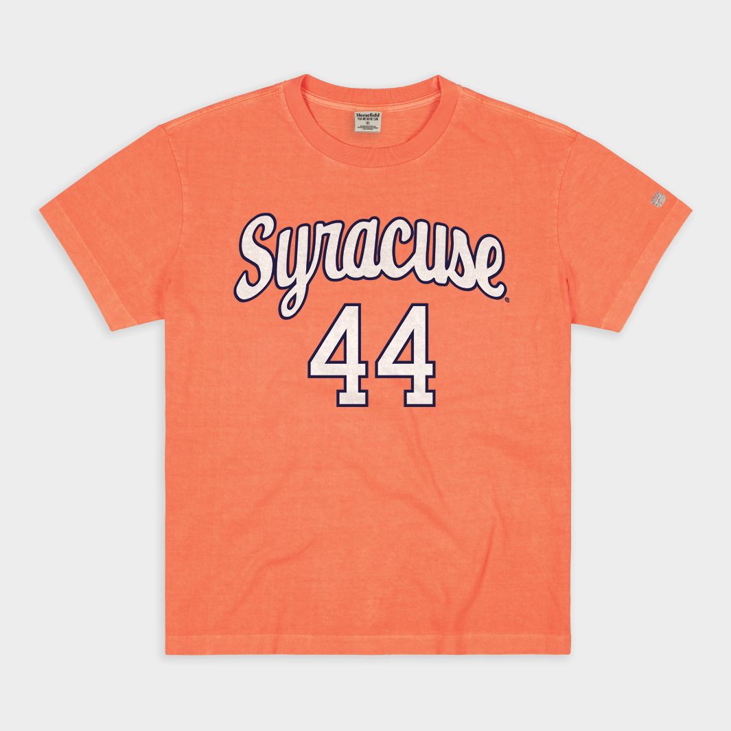 Syracuse Orange 44 Vintage Heavyweight Tee Style001 Hoodie, Sweatshirt | PureTeeCo.com (Image 1)
