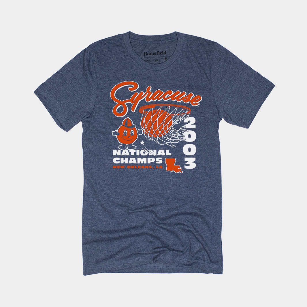 Syracuse 2003 National Champs Tee Style001 Hoodie, Sweatshirt | PureTeeCo.com