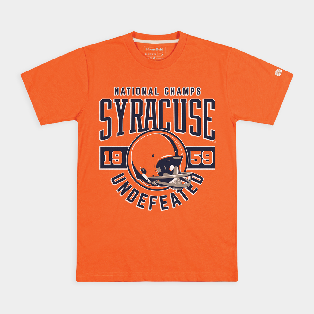 Syracuse Football 1959 Undefeated National Champs Tee Style001 Hoodie, Sweatshirt | PureTeeCo.com (Image 1)