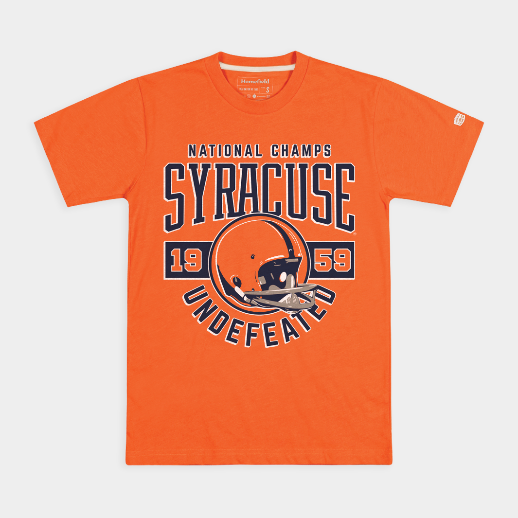 Syracuse Football 1959 Undefeated National Champs Tee Style001 Hoodie, Sweatshirt | PureTeeCo.com (Image 1)