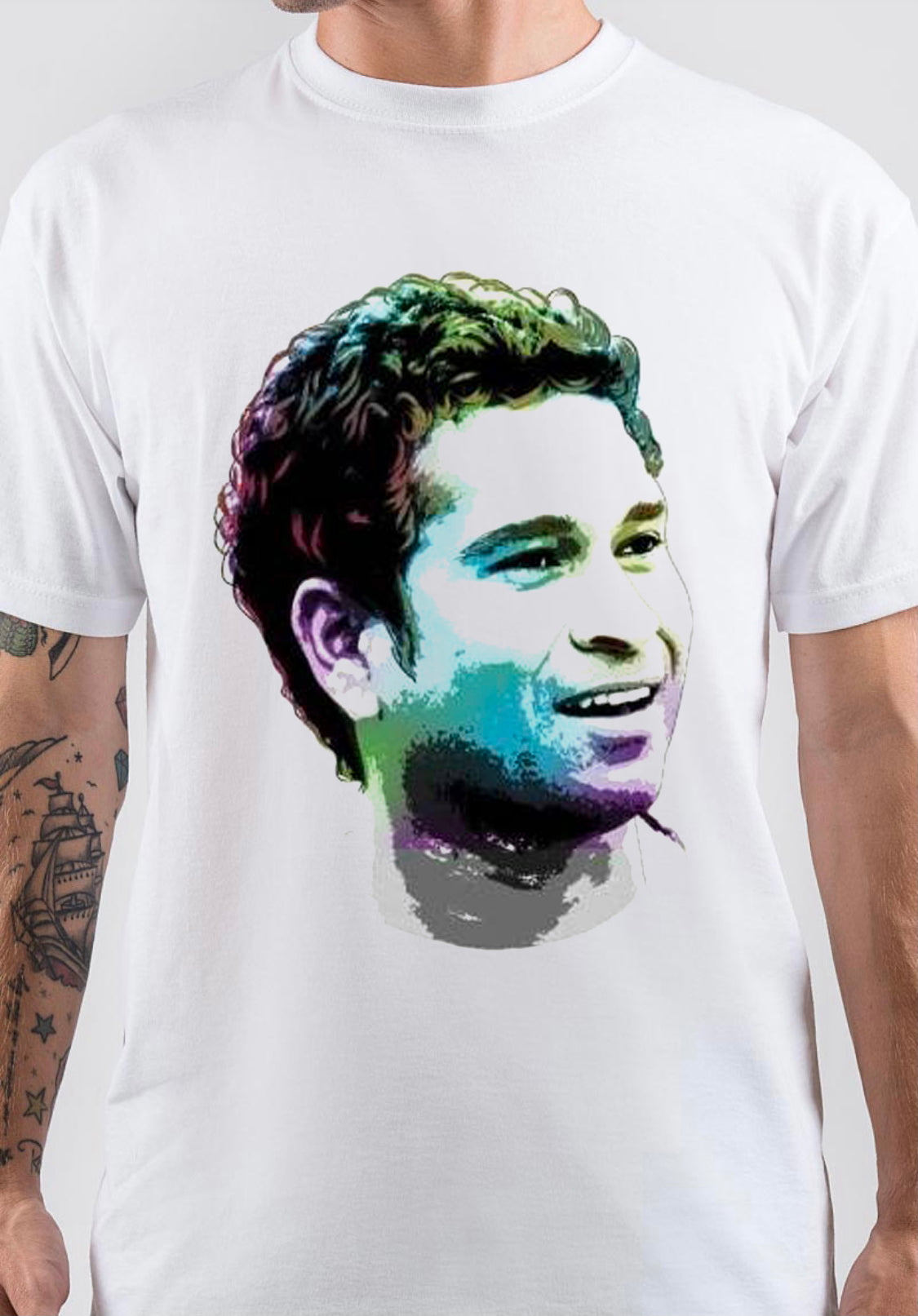 Sachin Tendulkar Art T-Shirt Hoodie, Sweatshirt | PureTeeCo.com