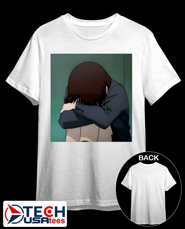 Sad girl anime shirt
