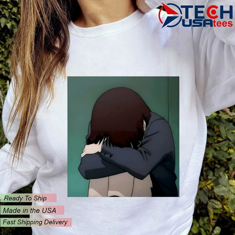 Sad girl anime shirt