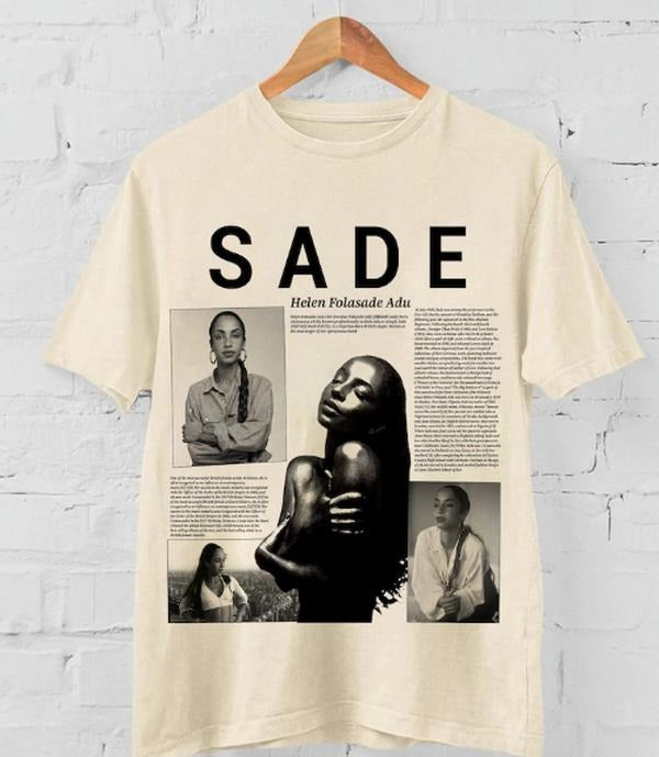 Sade Album t-shirt, Sade retro Lyric style top tee vintage unisex T-Shirt Hoodie, Sweatshirt | PureTeeCo.com