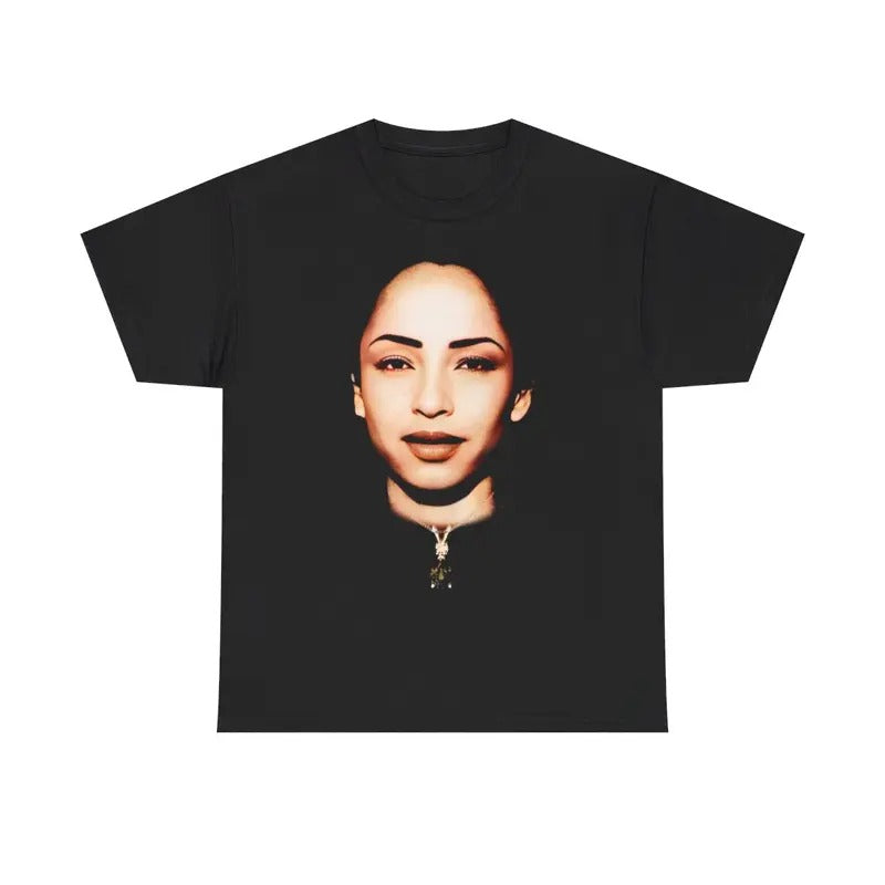 Sade Inspired 90s Vintage Style Graphic T-Shirt HipHop RNB Rap Streetwear Cotton Tee Casual Classic Menswear Retro Top...