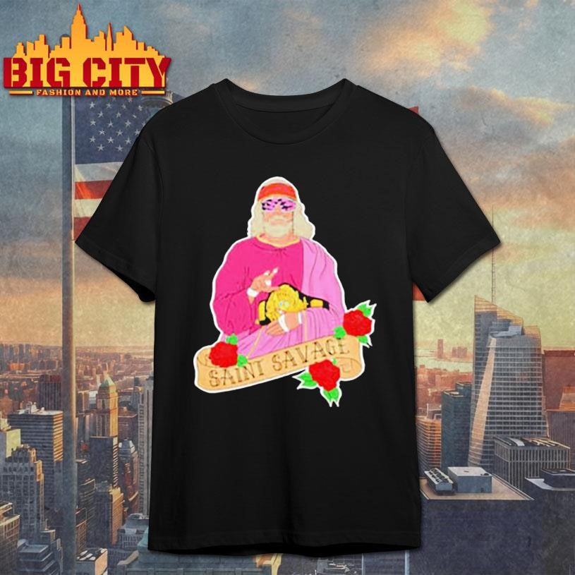 Saint Savage Rose graphic shirt