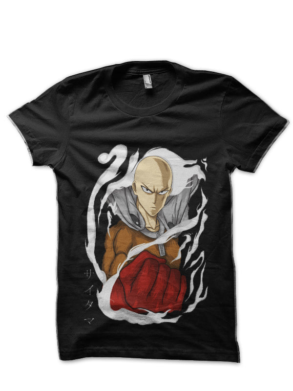 Saitama Black T-Shirt Style004 Hoodie, Sweatshirt | PureTeeCo.com