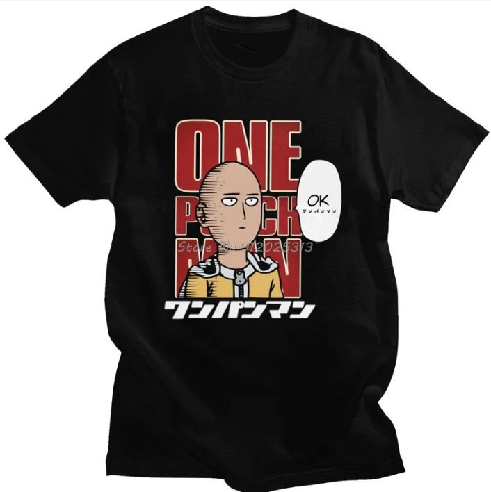 Saitama Vintage T-Shirt, Anime Manga Unisex T-Shirt, Gift For Him Menswear Top Hoodie, Sweatshirt | PureTeeCo.com