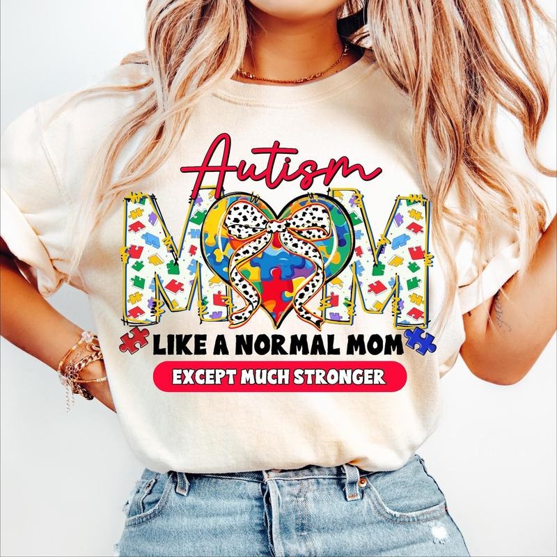 [Sale To 45% Off] Autism Mama T-Shirt, Autism Coquette Bow T-Shirt, Autism Awareness T-Shirt, Puzzle Autism Hoodie,...