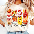 [Sale To 45% Off] Game Day Basketball Coquette T-Shirt, Basketball Bow Shirt, Basketball Mama T-Shirt, Gift For Mom,...
