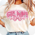 [Sale To 45% Off] Pink Girl Mama Coquette T-Shirt, Checked Mama Shirt, Girly Pink Leopard Mama Shirt, Mom Life T-Shirt,...
